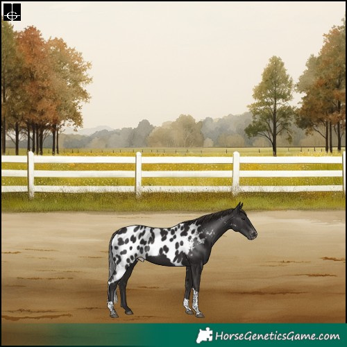 Horse Color:Liver Chestnut Tobiano Skewed Appaloosa Rabicano