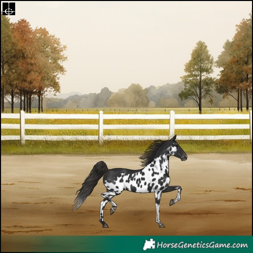 Horse Color:Liver Chestnut Tobiano Skewed Appaloosa Rabicano 