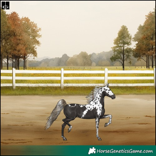 Horse Color:Liver Chestnut Tobiano Skewed Appaloosa Rabicano 