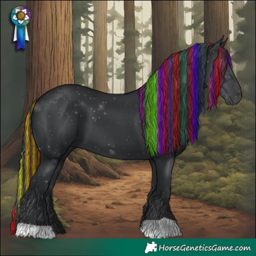 Horse Color:Painted Black 