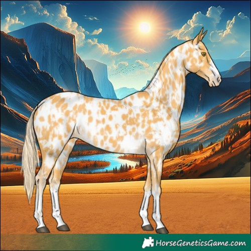 Horse Color:Palomino Appaloosa and Palomino Appaloosa