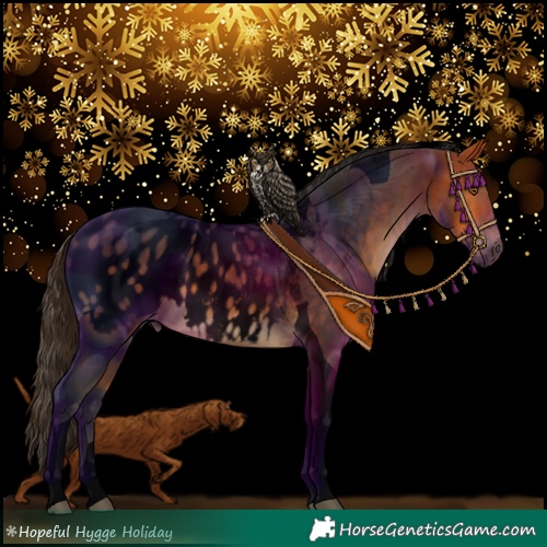 Horse Color:Gray Void Pseudo Buckskin Tobiano Blanket