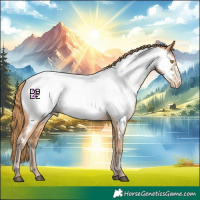 Horse Color:Bay Pearl Appaloosa 