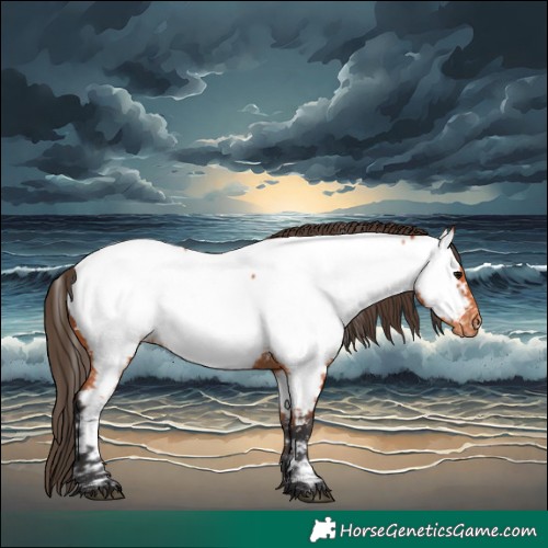 Horse Color:Bay Appaloosa 