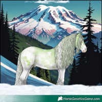 Horse Color:Watercolor White Spotted Silver Sable Cream Champagne Pearl Dun Splash