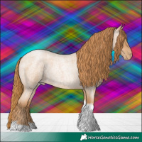 Horse Color:Red Roan Pearl Tobiano 