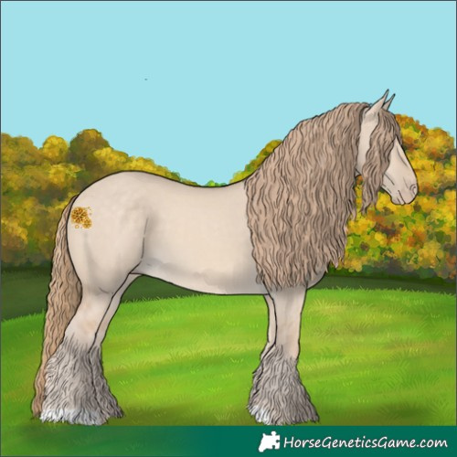 Horse Color:Perlino Dun