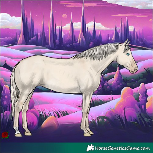 Horse Color:Cremello Dun 
