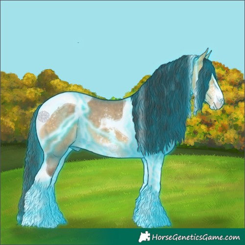 Horse Color:Thunderstruck Buckskin Dun Sabino Tobiano