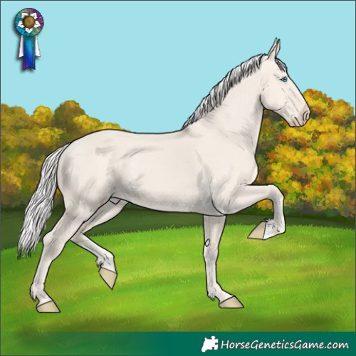 Horse Color:Silver Smoky Creme Dun 