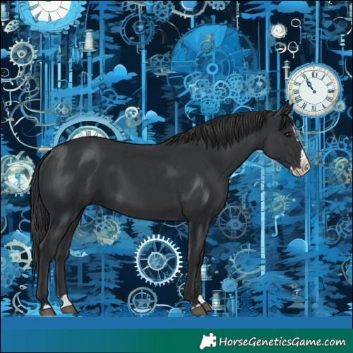 Horse Color:Black Splash 