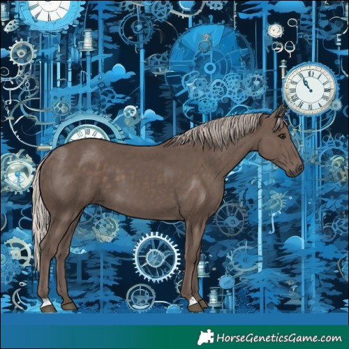 Horse Color:Silver Black