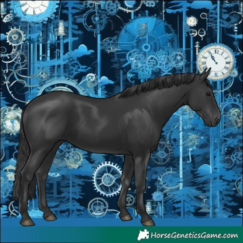 Horse Color:Black 