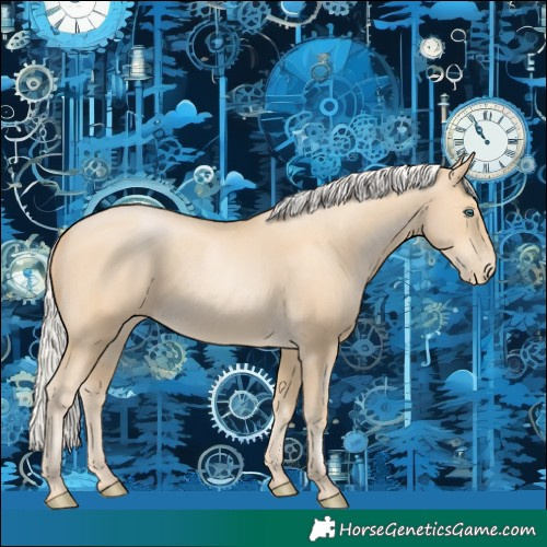 Horse Color:Silver Smoky Black Pearl
