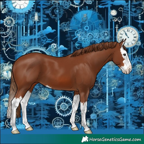 Horse Color:Chestnut Splash 