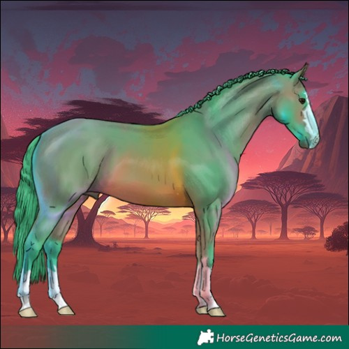 Horse Color:Watercolor Bay 