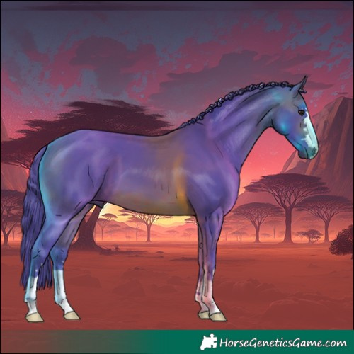 Horse Color:Watercolor Brown 