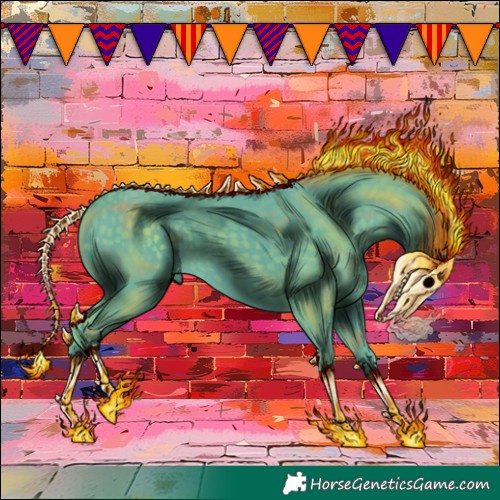 Horse Color:Watercolor Silver Black