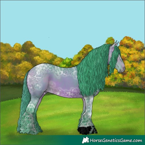 Horse Color:Void Watercolor Bay Ice
