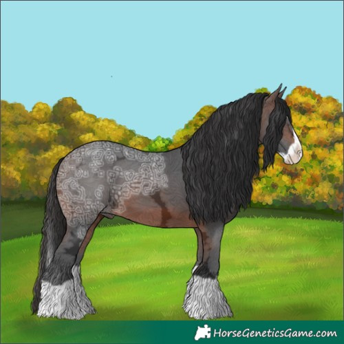 Horse Color:Brown Ice Splash 