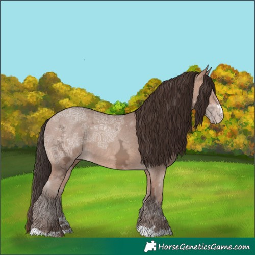 Horse Color:Amber Champagne Ice 