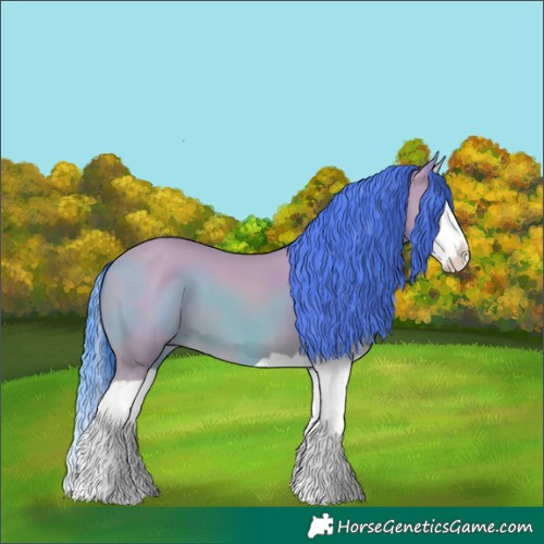 Horse Color:Watercolor Bay Splash 