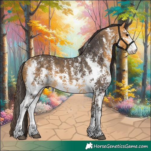 Horse Color:Buckskin Sabino 