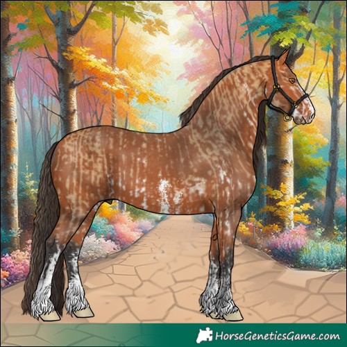 Horse Color:Buckskin Sabino  and Bay Sabino 
