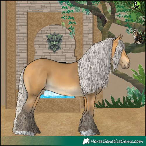Horse Color:Silver Buckskin