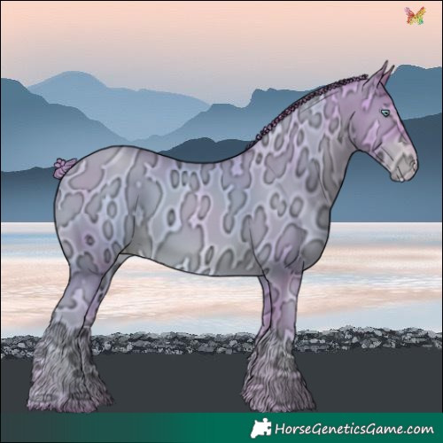 Horse Color:Watercolor Gold Champagne Ice Pearl