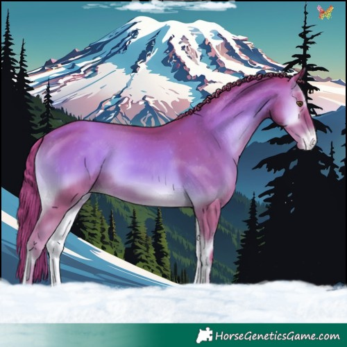 Horse Color:Watercolor Gold Champagne Onyx Varnish 