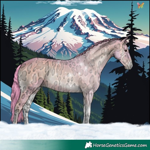 Horse Color:Watercolor Liver Red Onyx Ice