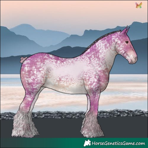 Horse Color:Watercolor Chocolate Palomino Ice