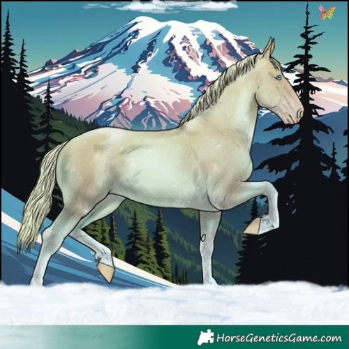 Horse Color:Watercolor Chocolate Palomino Pearl 