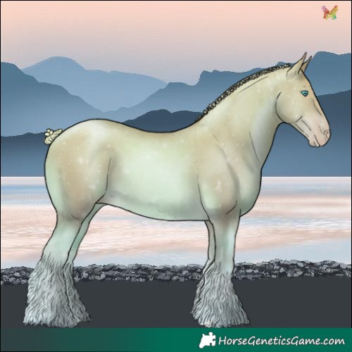 Horse Color:Watercolor Chocolate Palomino Pearl 
