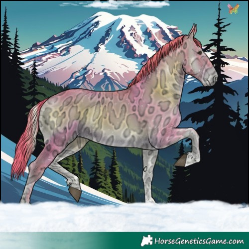 Horse Color:Watercolor Liver Red Onyx Ice 