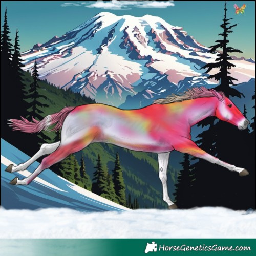 Horse Color:Watercolor Liver Red Onyx
