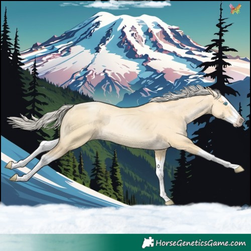 Horse Color:Palomino Pearl Splash 