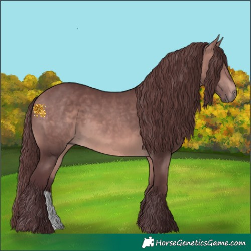 Horse Color:Platinum Chocolate Bay