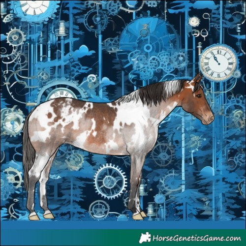 Horse Color:White Spotted Bay Appaloosa Rabicano 