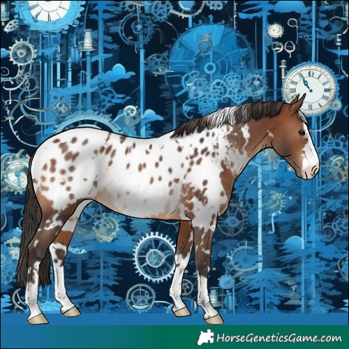 Horse Color:White Spotted Brown Blanket Rabicano 