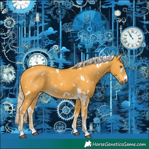 Horse Color:White Spotted Palomino 