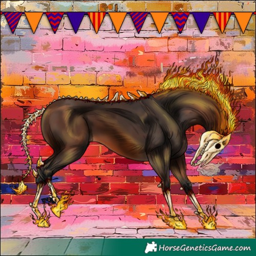 Horse Color:Brown 