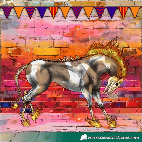 Horse Color:Classic Champagne Tobiano