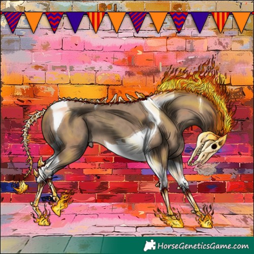 Horse Color:Classic Champagne Tobiano 