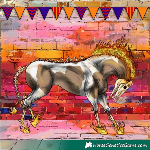 Horse Color:Classic Champagne Tobiano