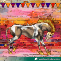 Horse Color:Classic Champagne Tobiano