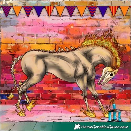 Horse Color:Gold Champagne