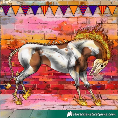Horse Color:Bay Tobiano