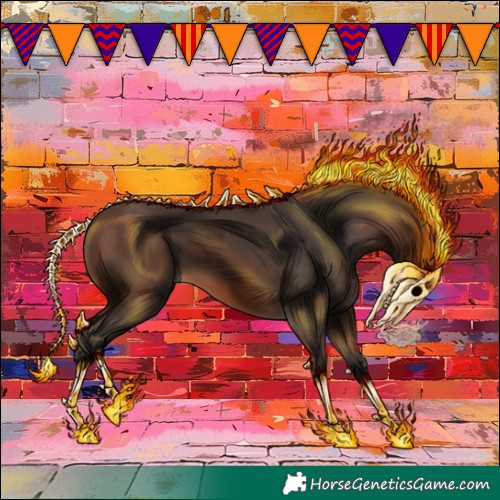Horse Color:Brown 